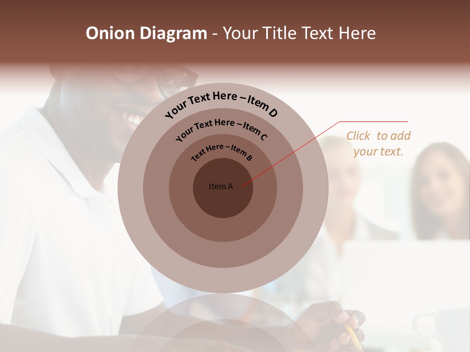 Casual Glance Female PowerPoint Template