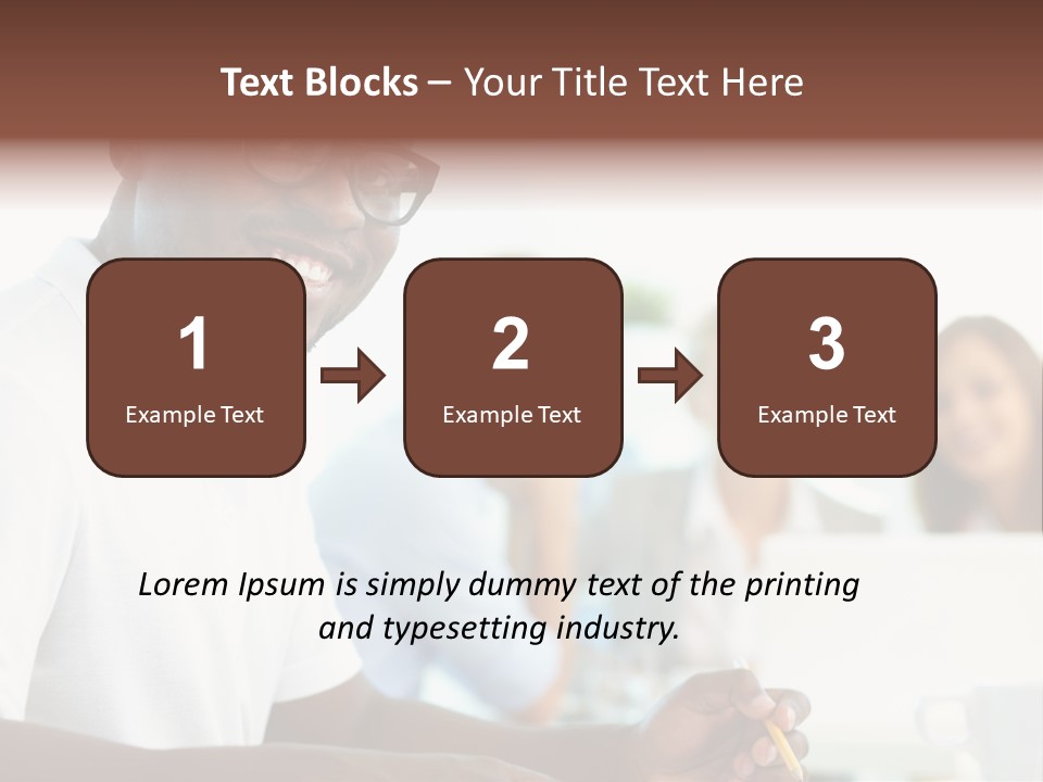 Casual Glance Female PowerPoint Template