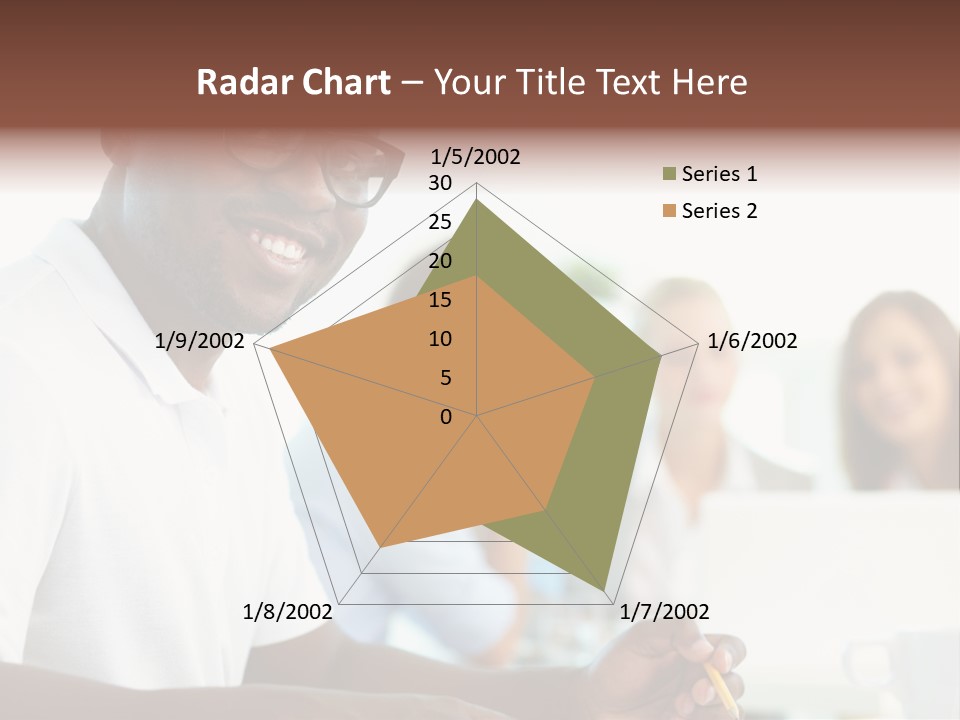 Casual Glance Female PowerPoint Template