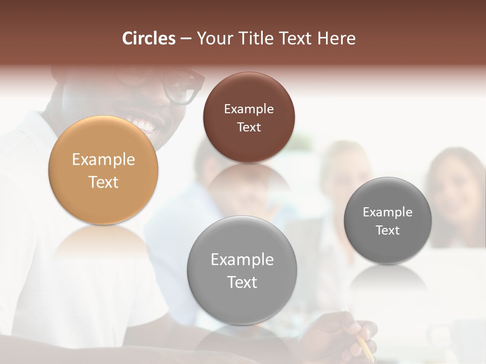 Casual Glance Female PowerPoint Template