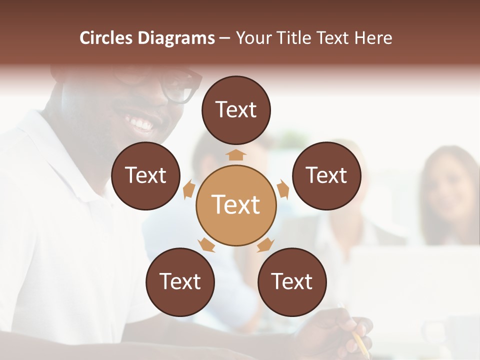 Casual Glance Female PowerPoint Template