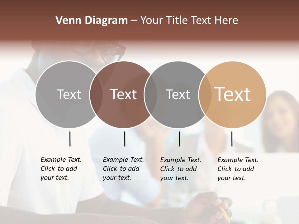 Casual Glance Female PowerPoint Template