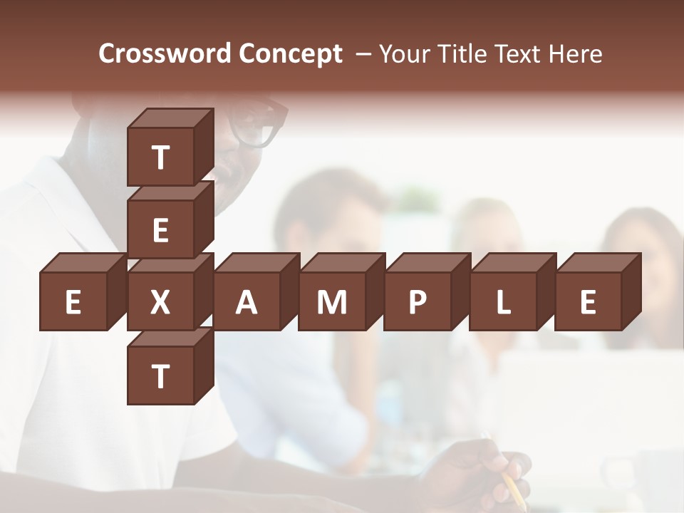 Casual Glance Female PowerPoint Template