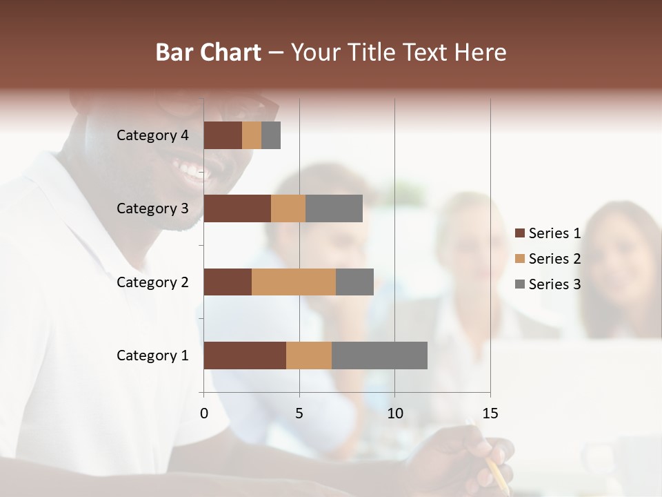 Casual Glance Female PowerPoint Template