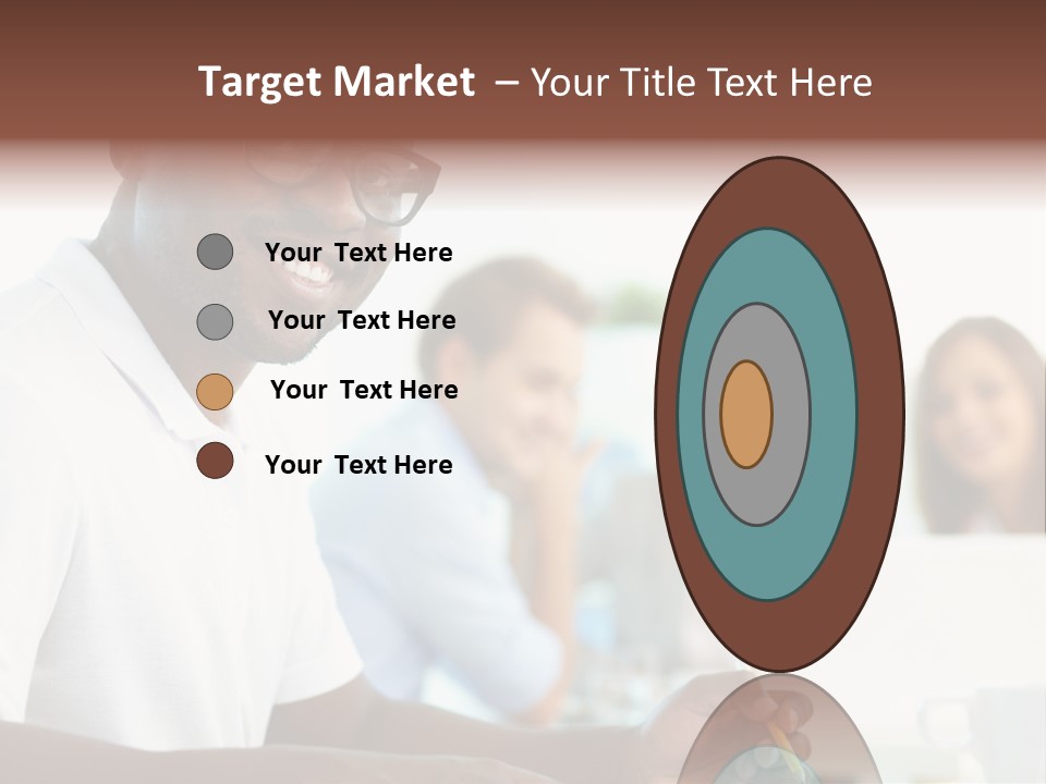 Casual Glance Female PowerPoint Template