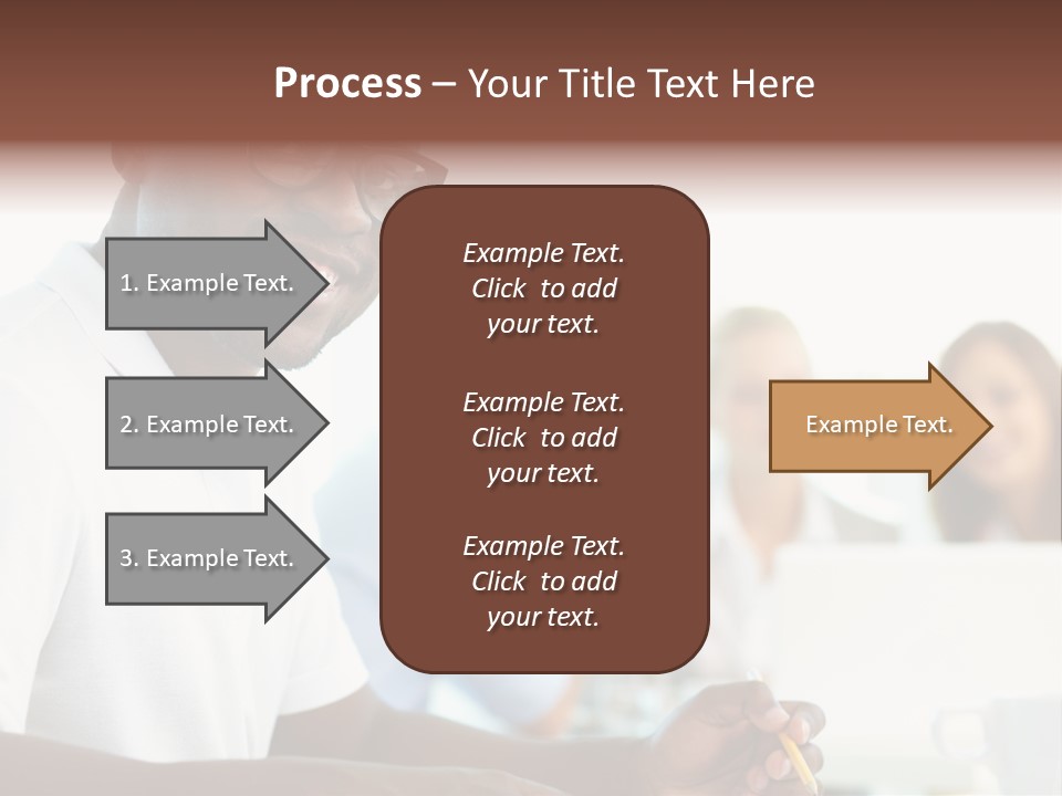Casual Glance Female PowerPoint Template