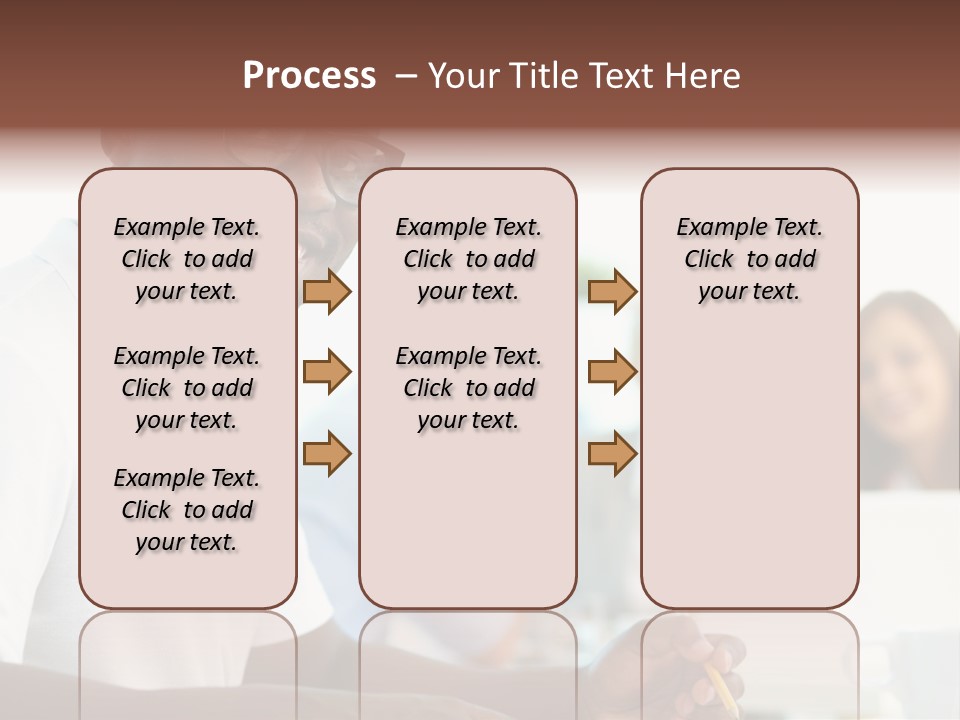 Casual Glance Female PowerPoint Template