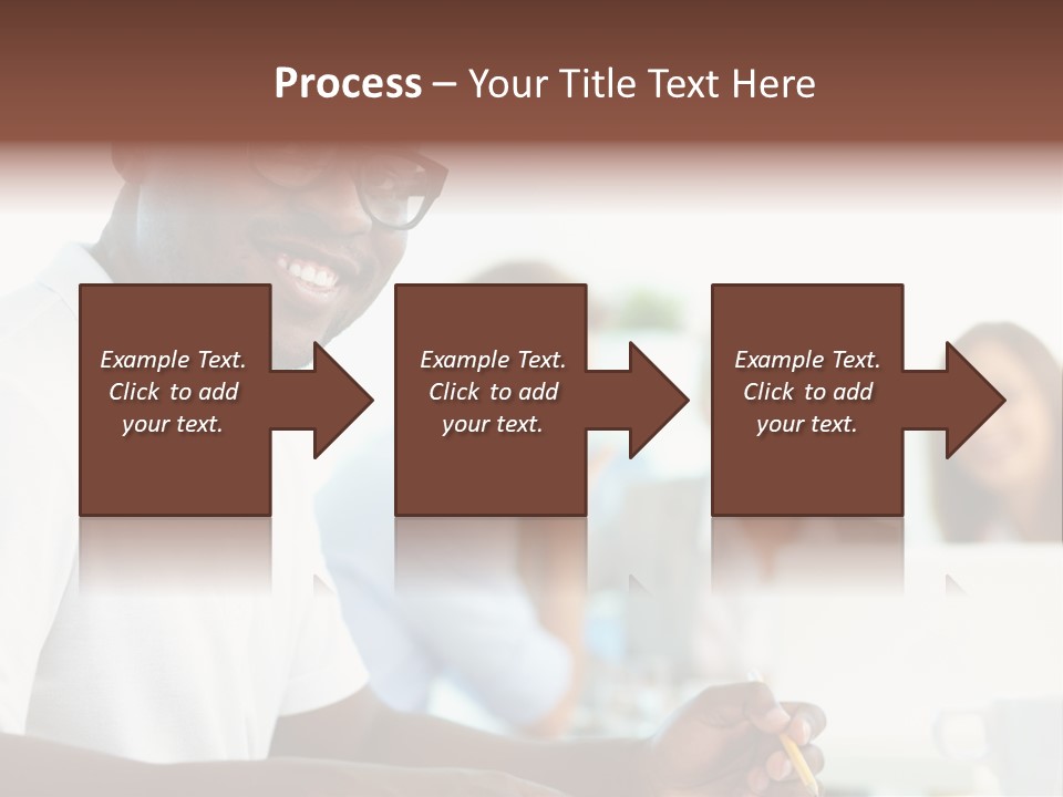 Casual Glance Female PowerPoint Template