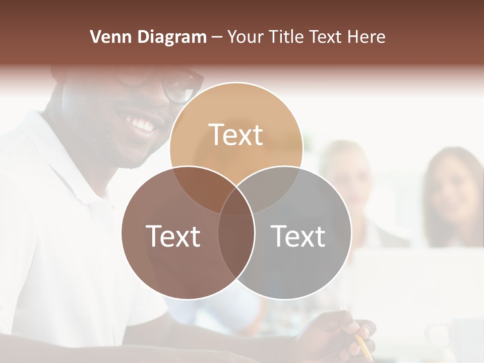 Casual Glance Female PowerPoint Template