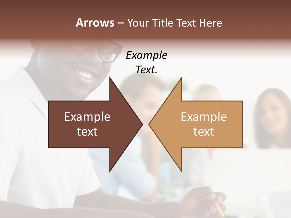 Casual Glance Female PowerPoint Template
