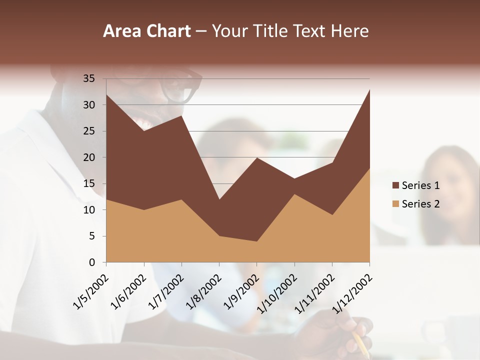 Casual Glance Female PowerPoint Template