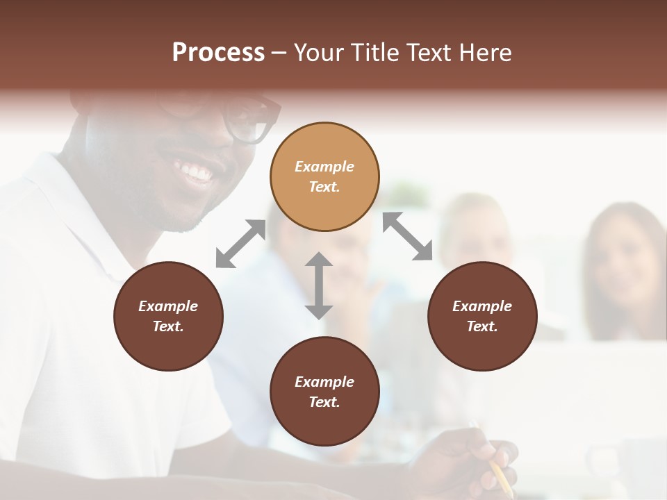 Casual Glance Female PowerPoint Template