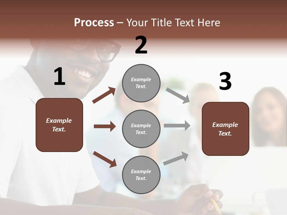 Casual Glance Female PowerPoint Template