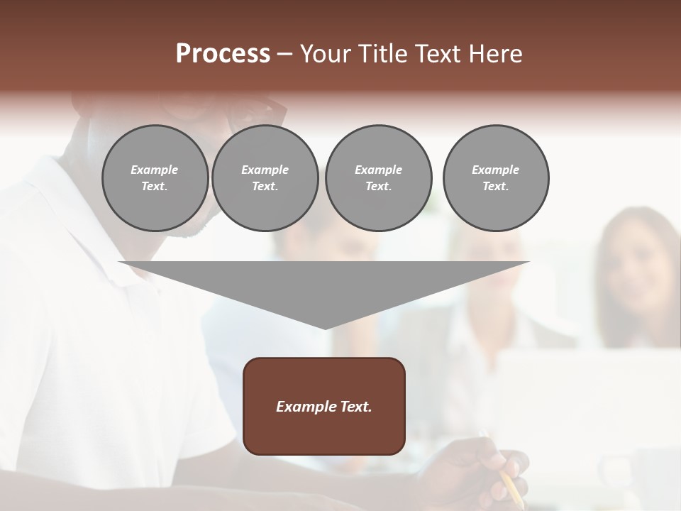 Casual Glance Female PowerPoint Template