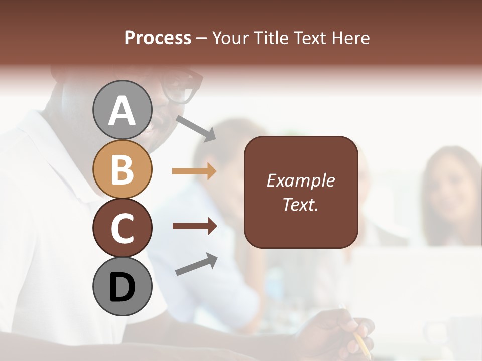 Casual Glance Female PowerPoint Template