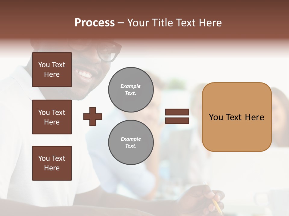 Casual Glance Female PowerPoint Template