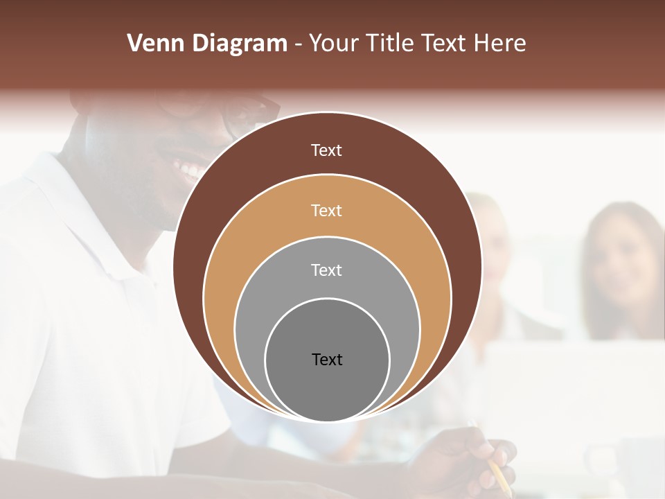 Casual Glance Female PowerPoint Template