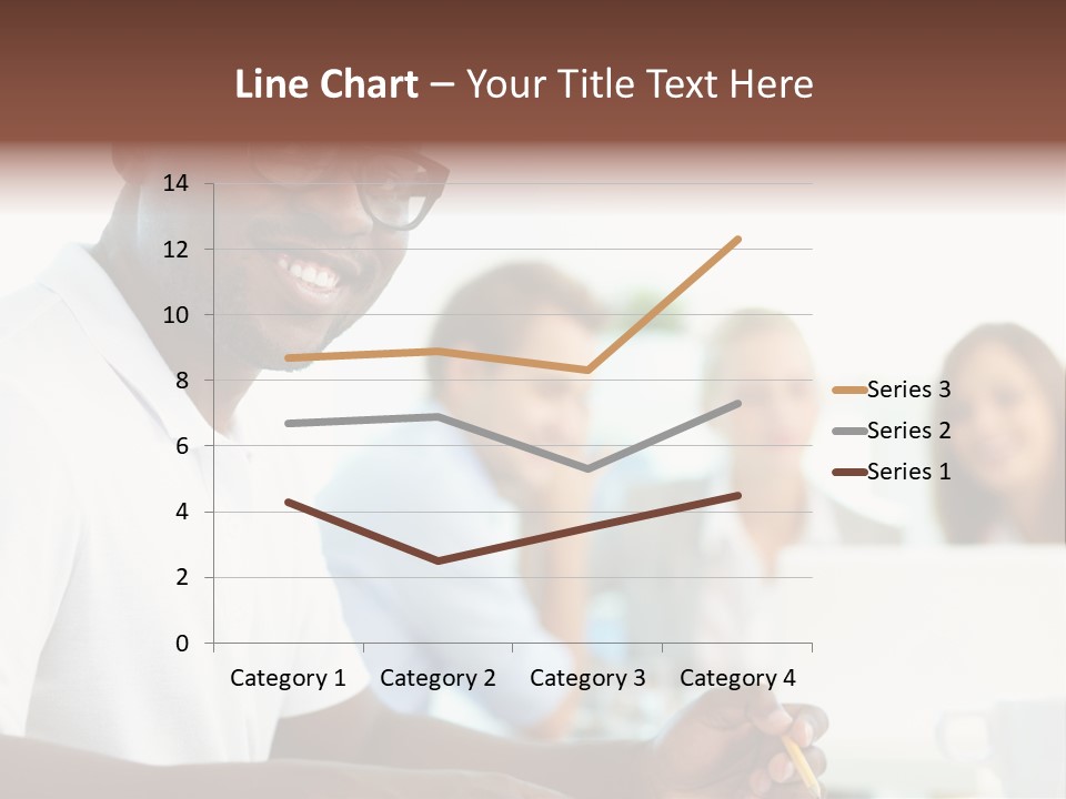 Casual Glance Female PowerPoint Template