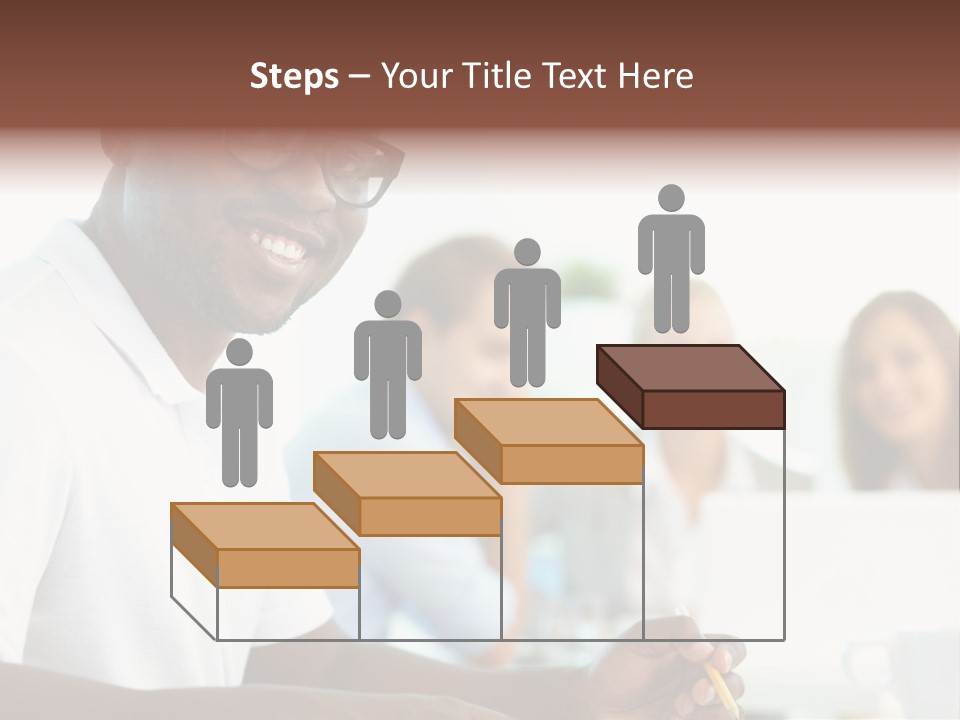 Casual Glance Female PowerPoint Template