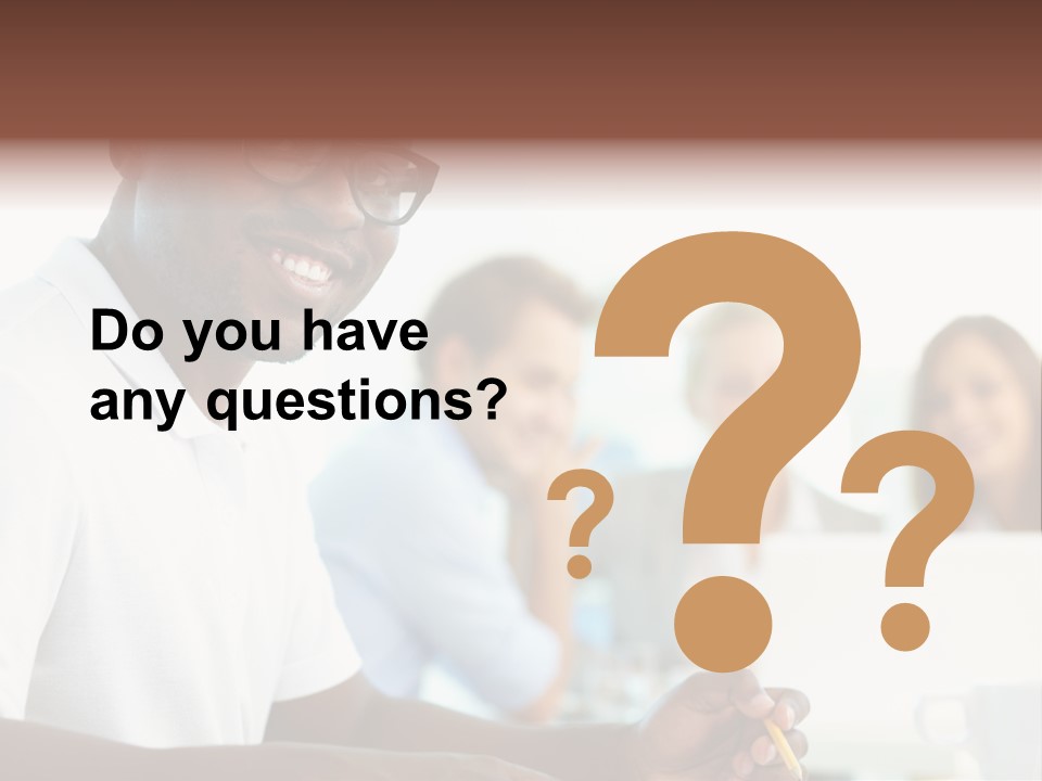 Casual Glance Female PowerPoint Template