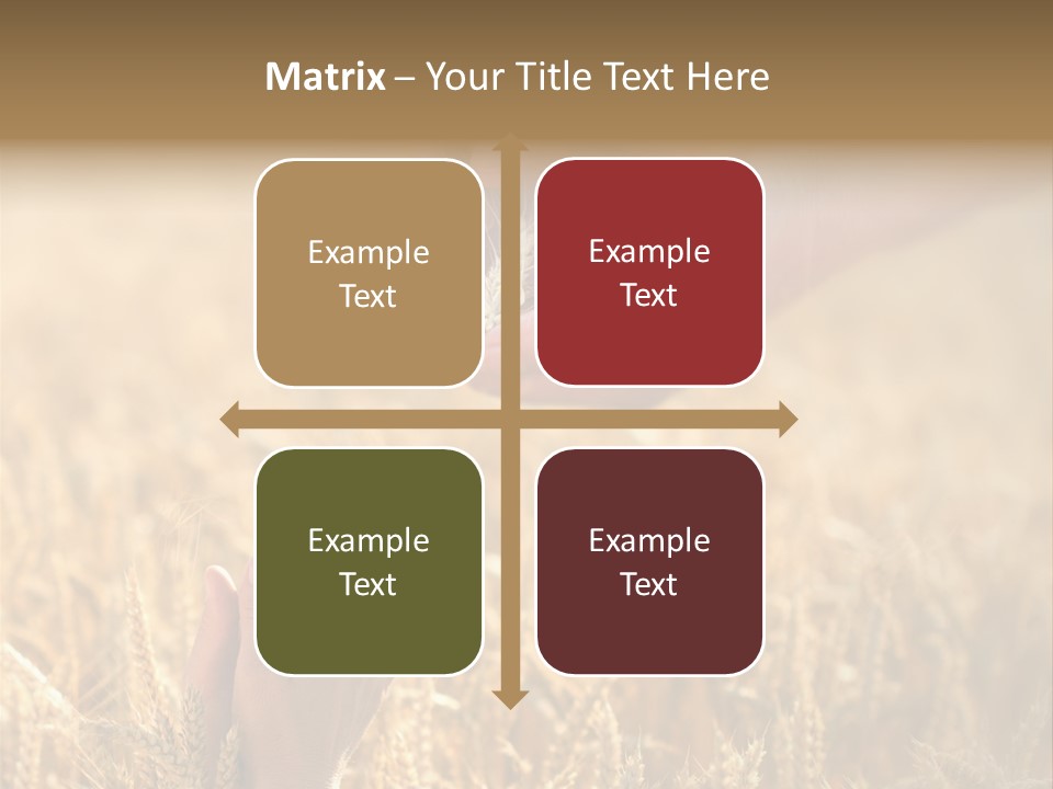 Harvesting Crop Harvest PowerPoint Template