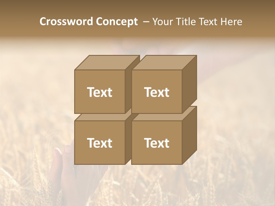 Harvesting Crop Harvest PowerPoint Template