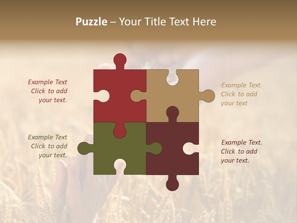 Harvesting Crop Harvest PowerPoint Template