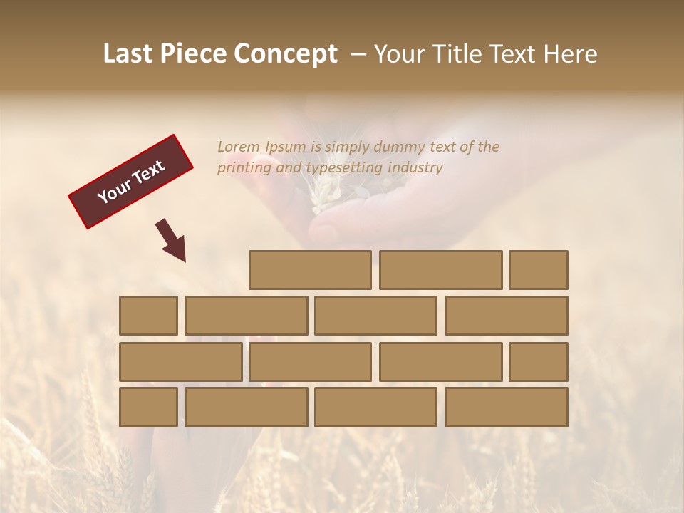 Harvesting Crop Harvest PowerPoint Template