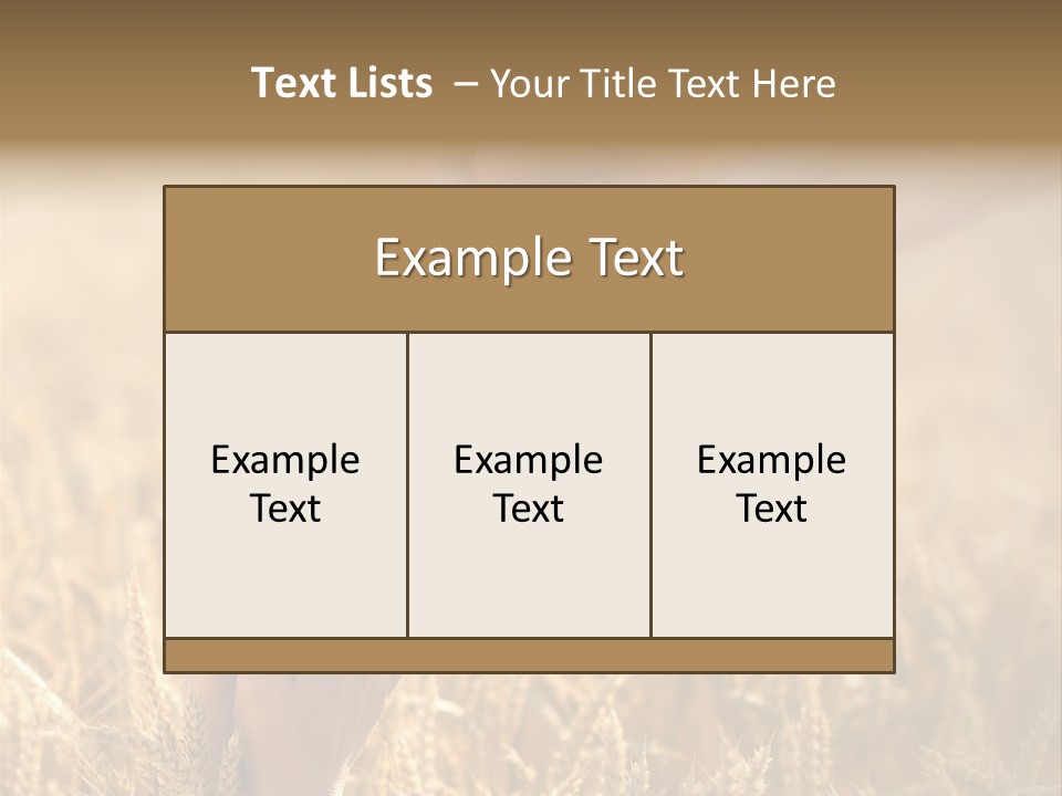 Harvesting Crop Harvest PowerPoint Template