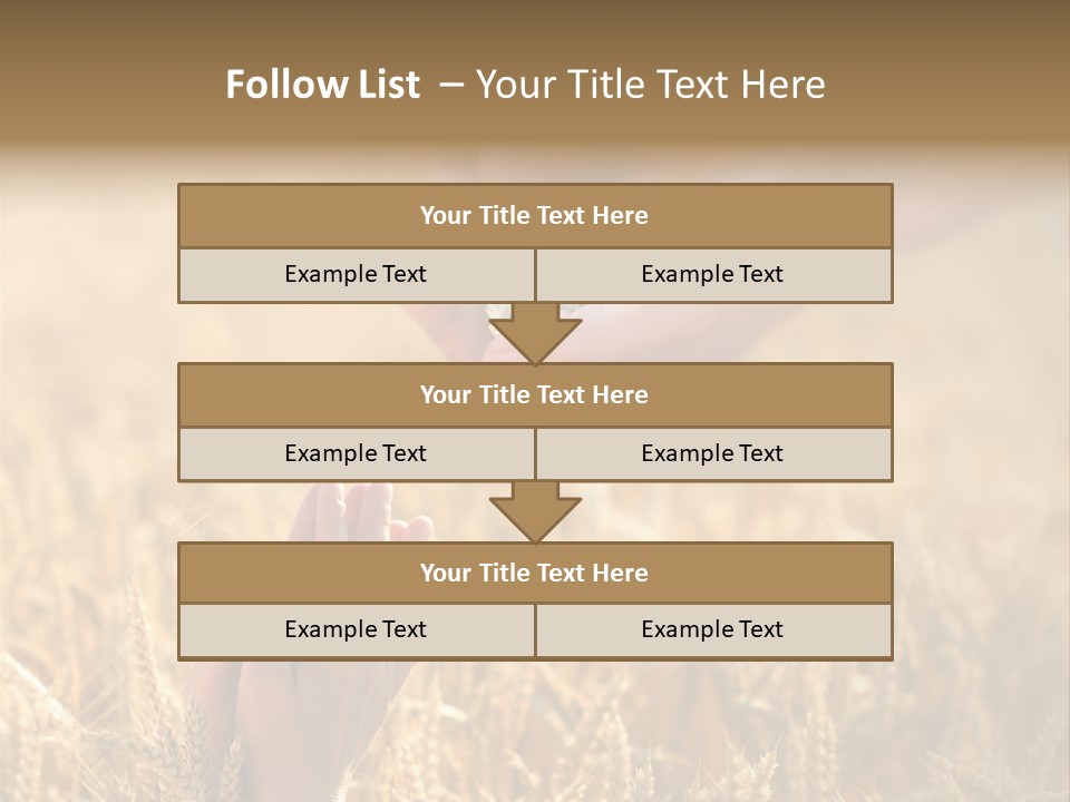 Harvesting Crop Harvest PowerPoint Template
