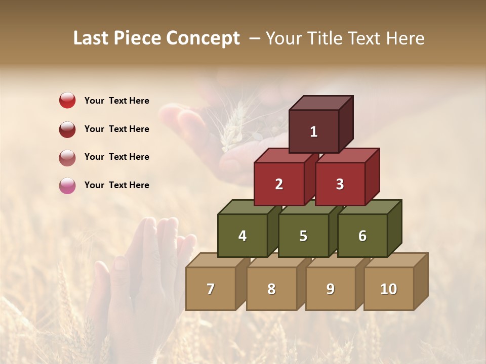 Harvesting Crop Harvest PowerPoint Template