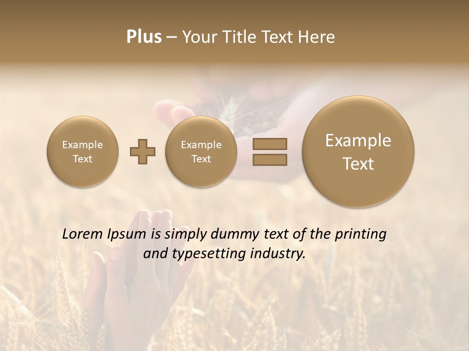 Harvesting Crop Harvest PowerPoint Template