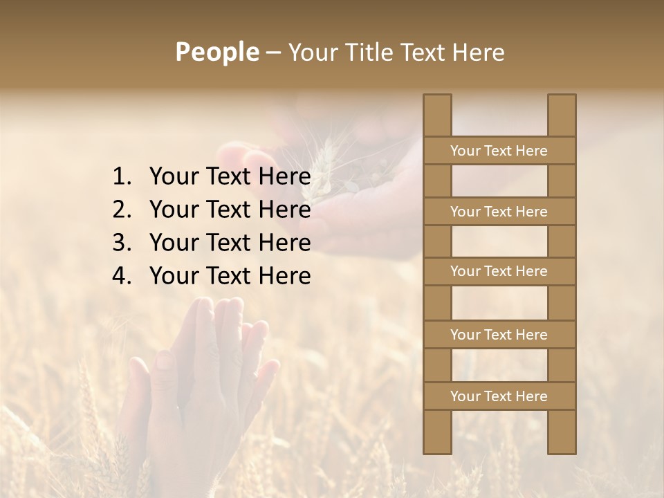 Harvesting Crop Harvest PowerPoint Template