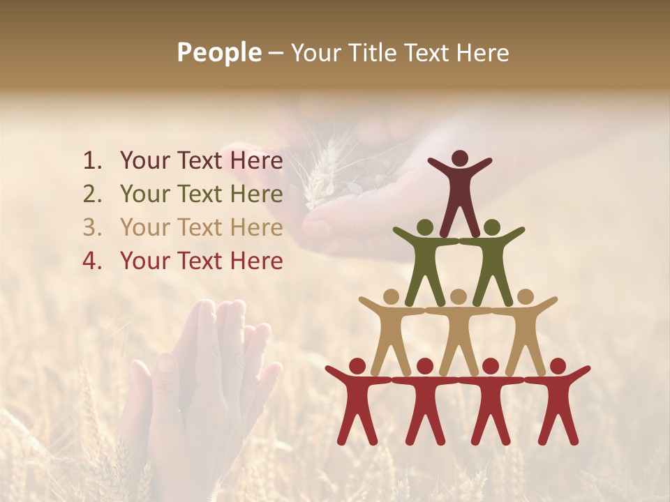 Harvesting Crop Harvest PowerPoint Template