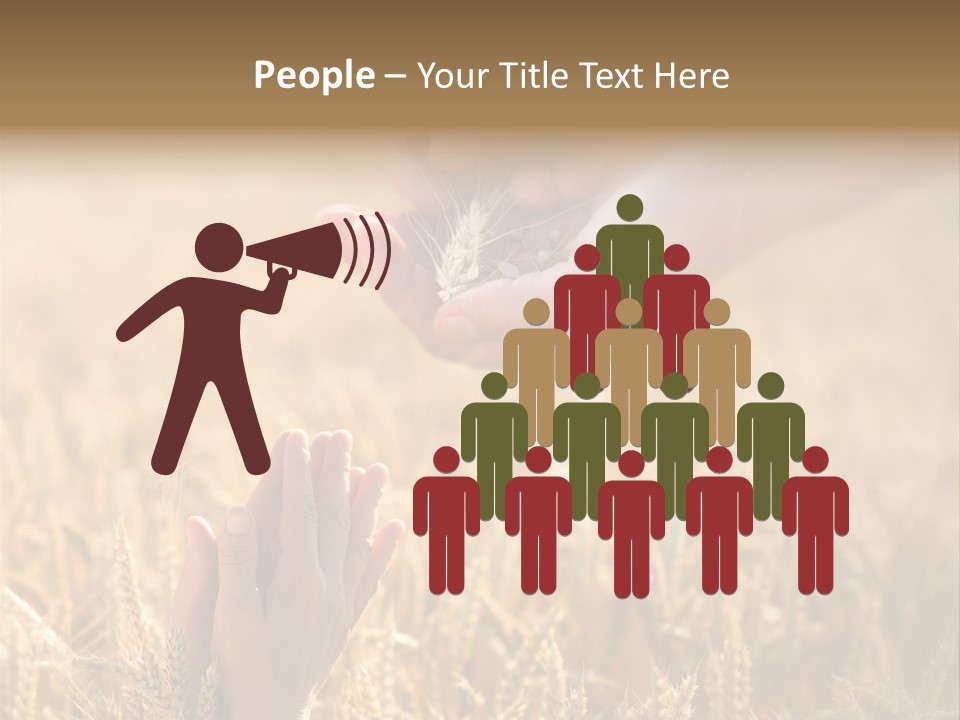 Harvesting Crop Harvest PowerPoint Template