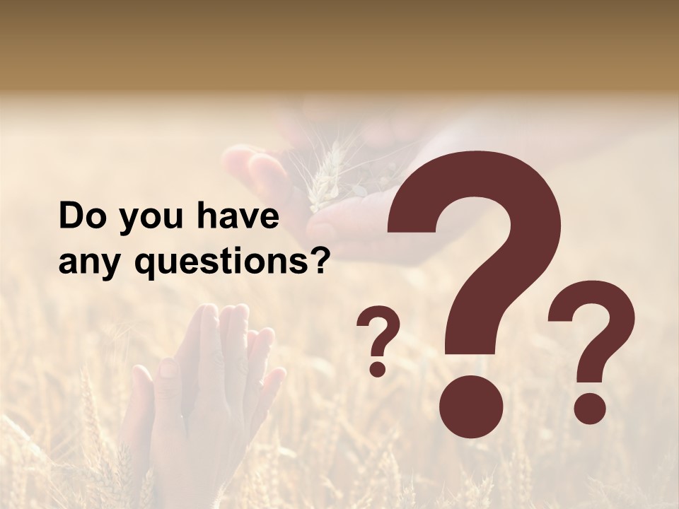 Harvesting Crop Harvest PowerPoint Template