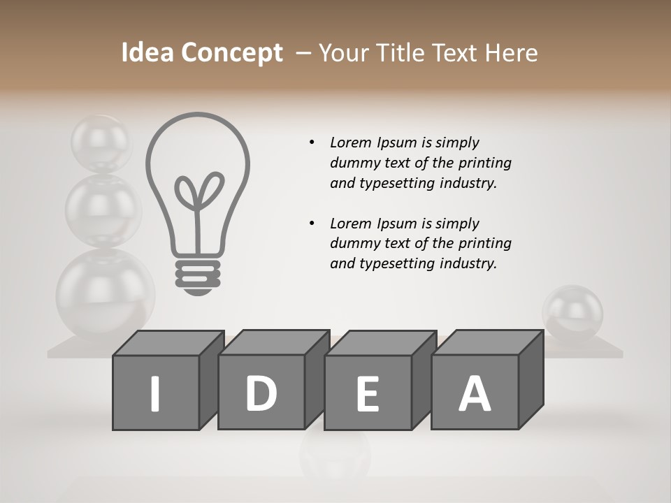 Shape Scale Creativity PowerPoint Template