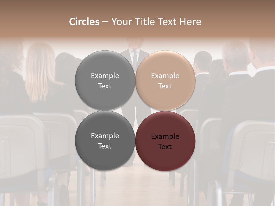 Employee Businesswoman Leader PowerPoint Template