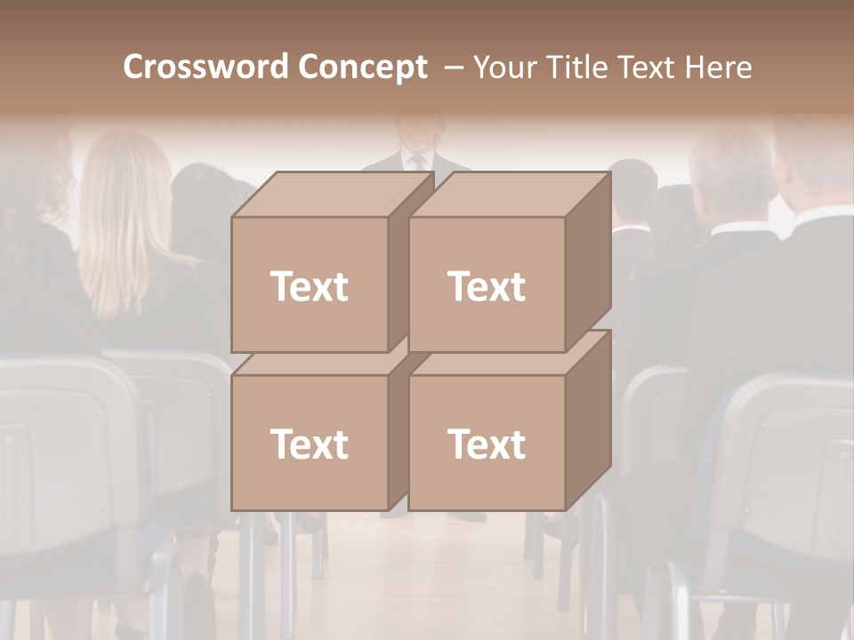 Employee Businesswoman Leader PowerPoint Template