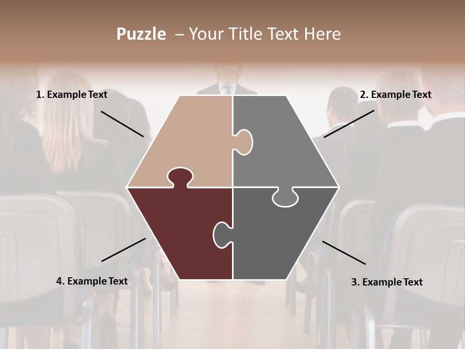 Employee Businesswoman Leader PowerPoint Template