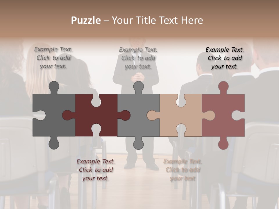 Employee Businesswoman Leader PowerPoint Template