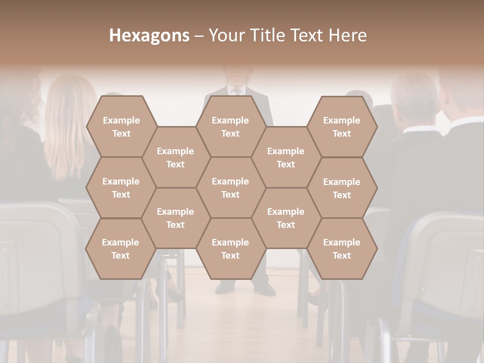 Employee Businesswoman Leader PowerPoint Template