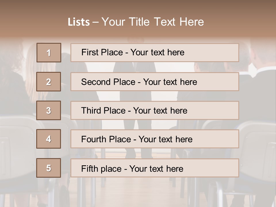 Employee Businesswoman Leader PowerPoint Template