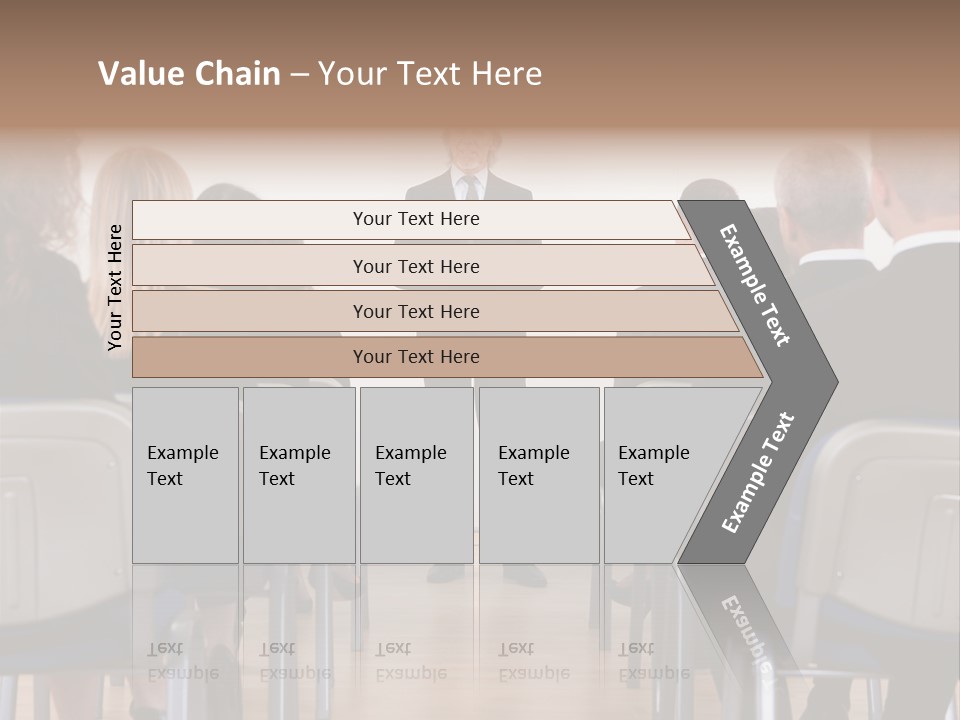 Employee Businesswoman Leader PowerPoint Template