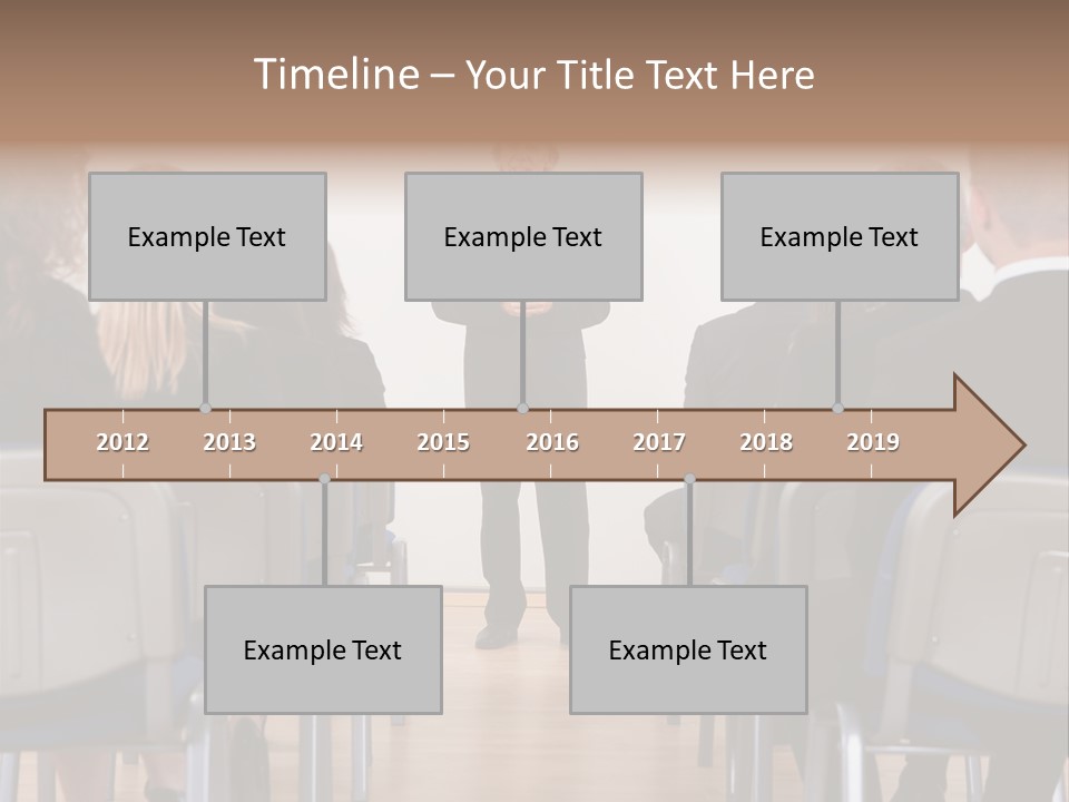 Employee Businesswoman Leader PowerPoint Template