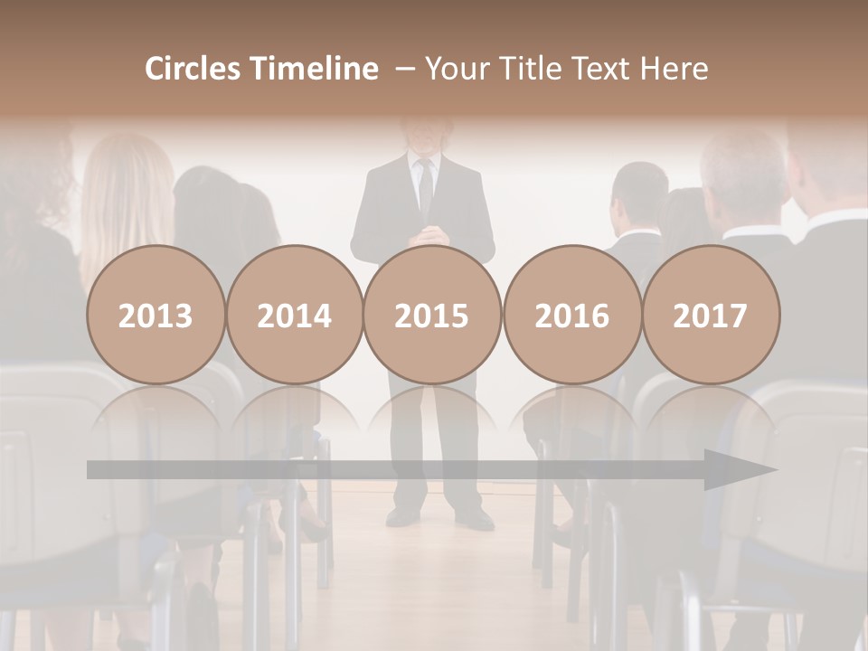 Employee Businesswoman Leader PowerPoint Template