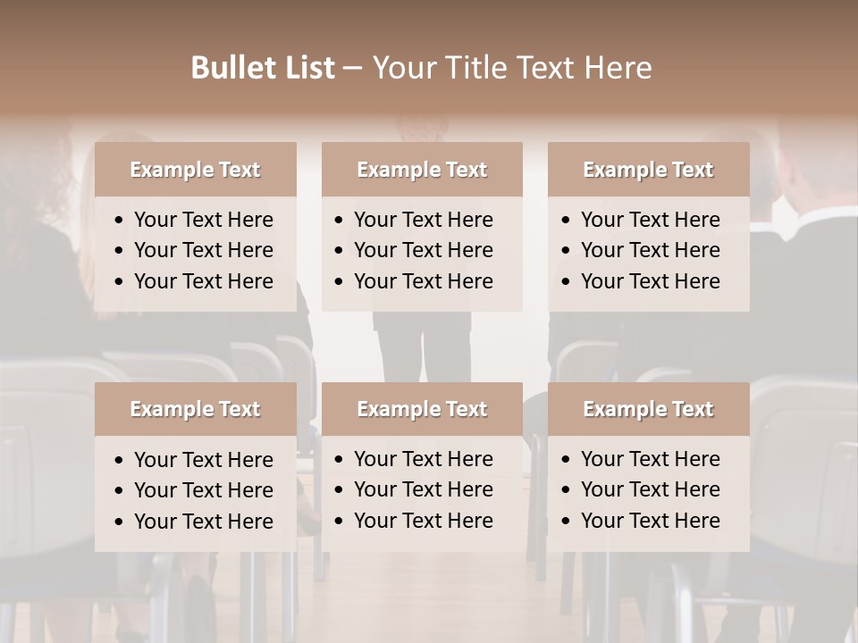 Employee Businesswoman Leader PowerPoint Template