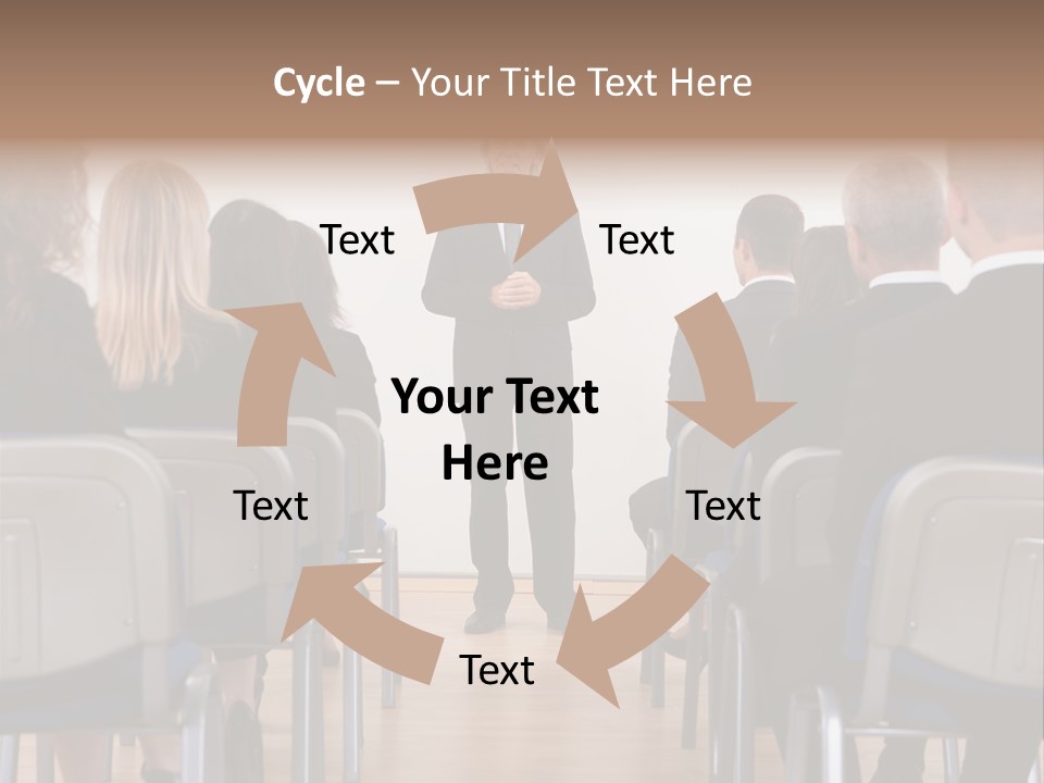 Employee Businesswoman Leader PowerPoint Template