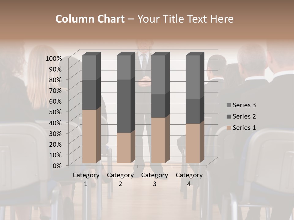 Employee Businesswoman Leader PowerPoint Template
