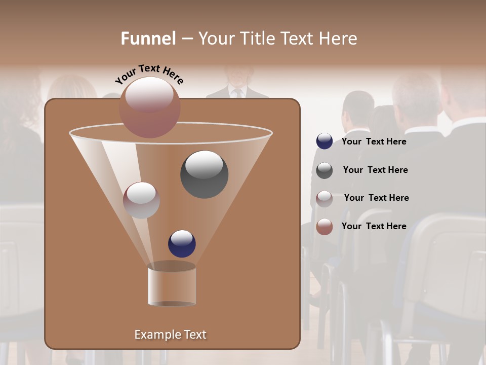 Employee Businesswoman Leader PowerPoint Template
